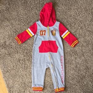 Gryffindor Kids One Piece - Red and Gray